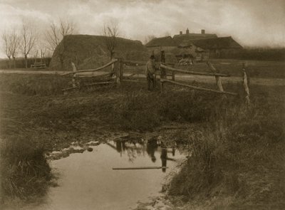 A Marsh Farm, c.1886 by Peter Emerson und Thomas Goodall